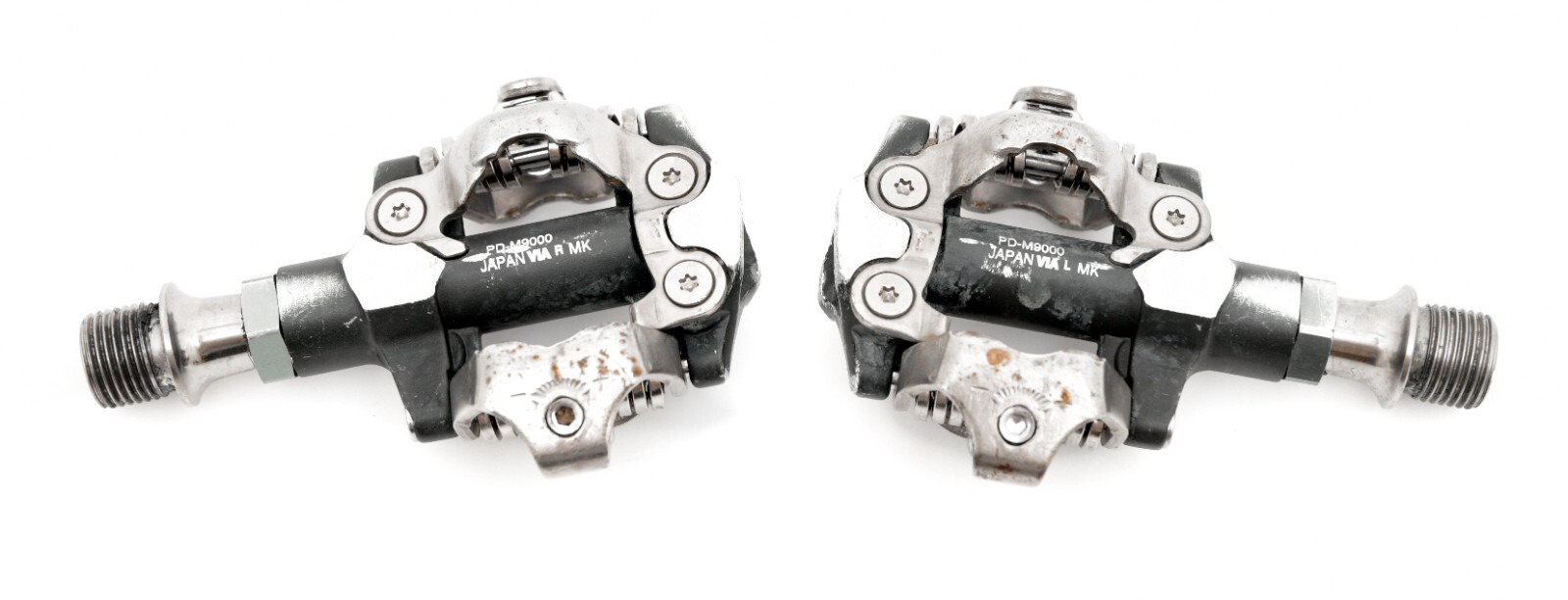 Shimano XTR PDM9000 SPD Clipless Mountain Bike Pedals 9/16" 2 Bolt