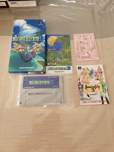 Seiken Densetsu 3 III Trials Of Mana - Super Famicom SFC - Japonais Complet