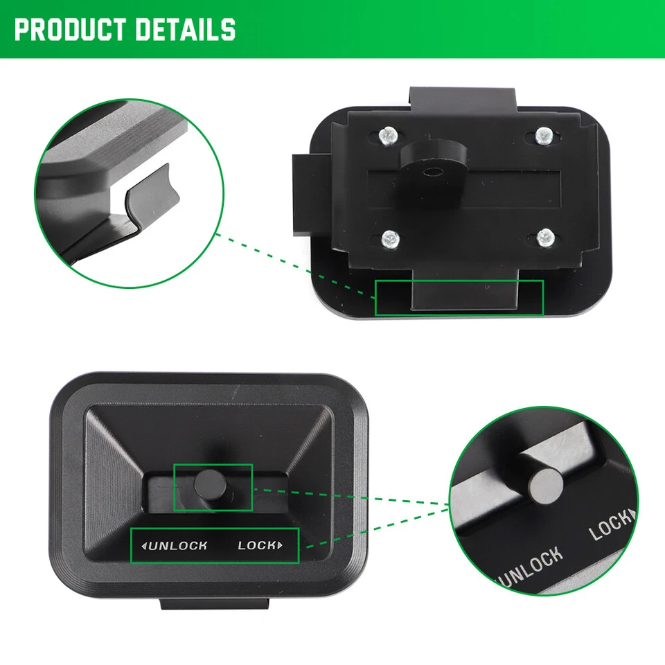 For 1980-1981 Ford F150 F250 F350 Bronco Door Lock Slide Control E0TZ-1022168-PR - Image 3 of 4