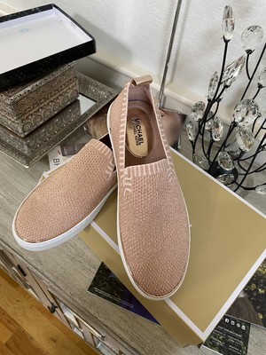 michael kors skyler slip on rose gold