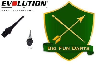 50 Evo Dart Spitzen Longlife 1/4 BSF kurz Soft Evolution E-Dart spezial Tips