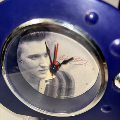 Elvis Presley Alarm Clock The Wertheimer Collection The King Of Music Works W/ba - Picture 3 of 17