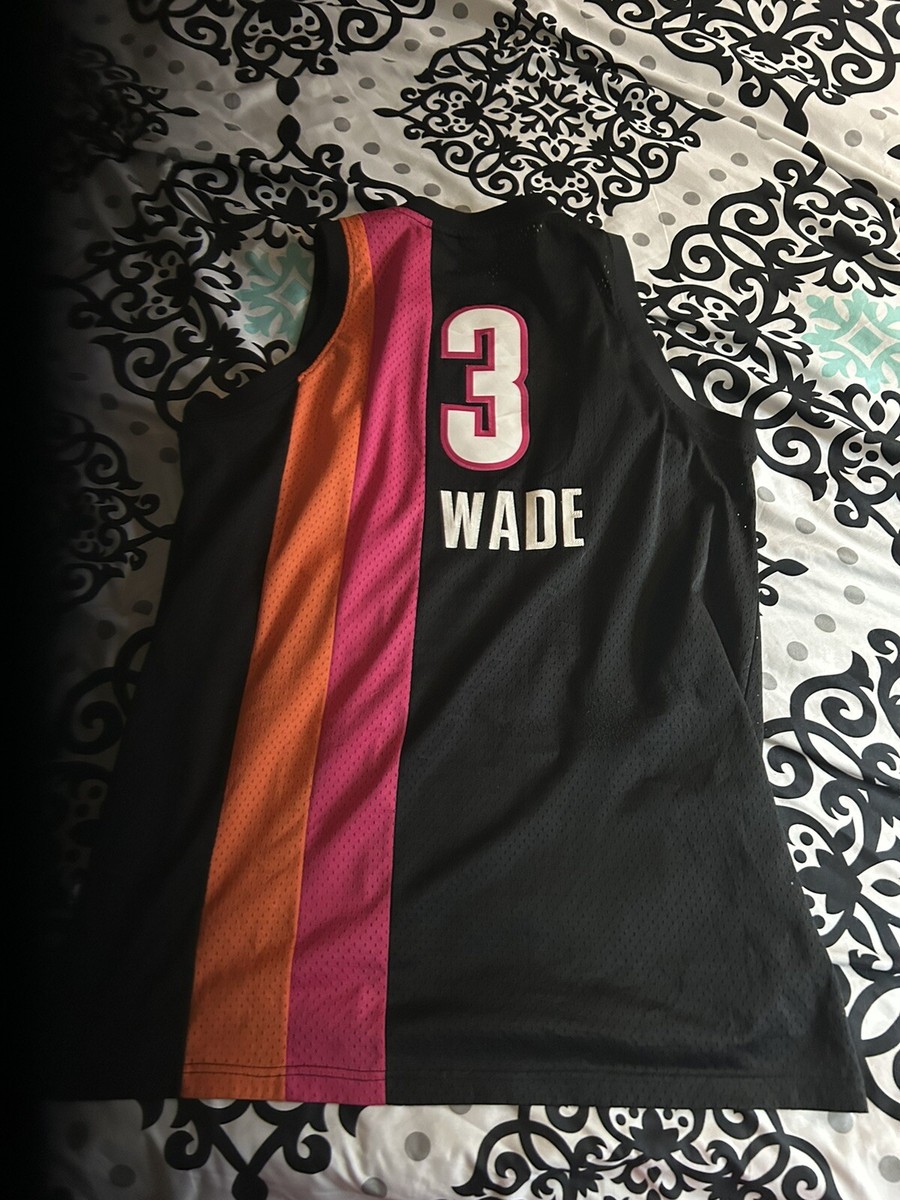 ☆Reebok☆ NBA マイアミ・ヒート ウェイド ゲームシャツ C-4806 希少】 NBA HEAT シャキール・オニール reebok リーボック製