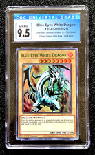 CGC 9.5 GEM MINT ULTRA RARE 1ST ED 2021 BLUE EYES WHITE DRAGON LDS2-EN001 SEEBEL