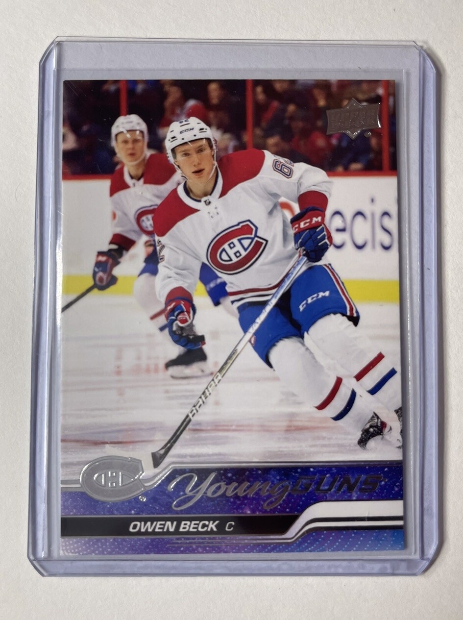 2023-24 Upper Deck Young Guns OWEN BECK #214