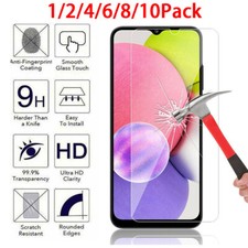 For Samsung Galaxy A12 A13 A23 A53 5G A03 Tempered Glass Protector Wholesale Lot