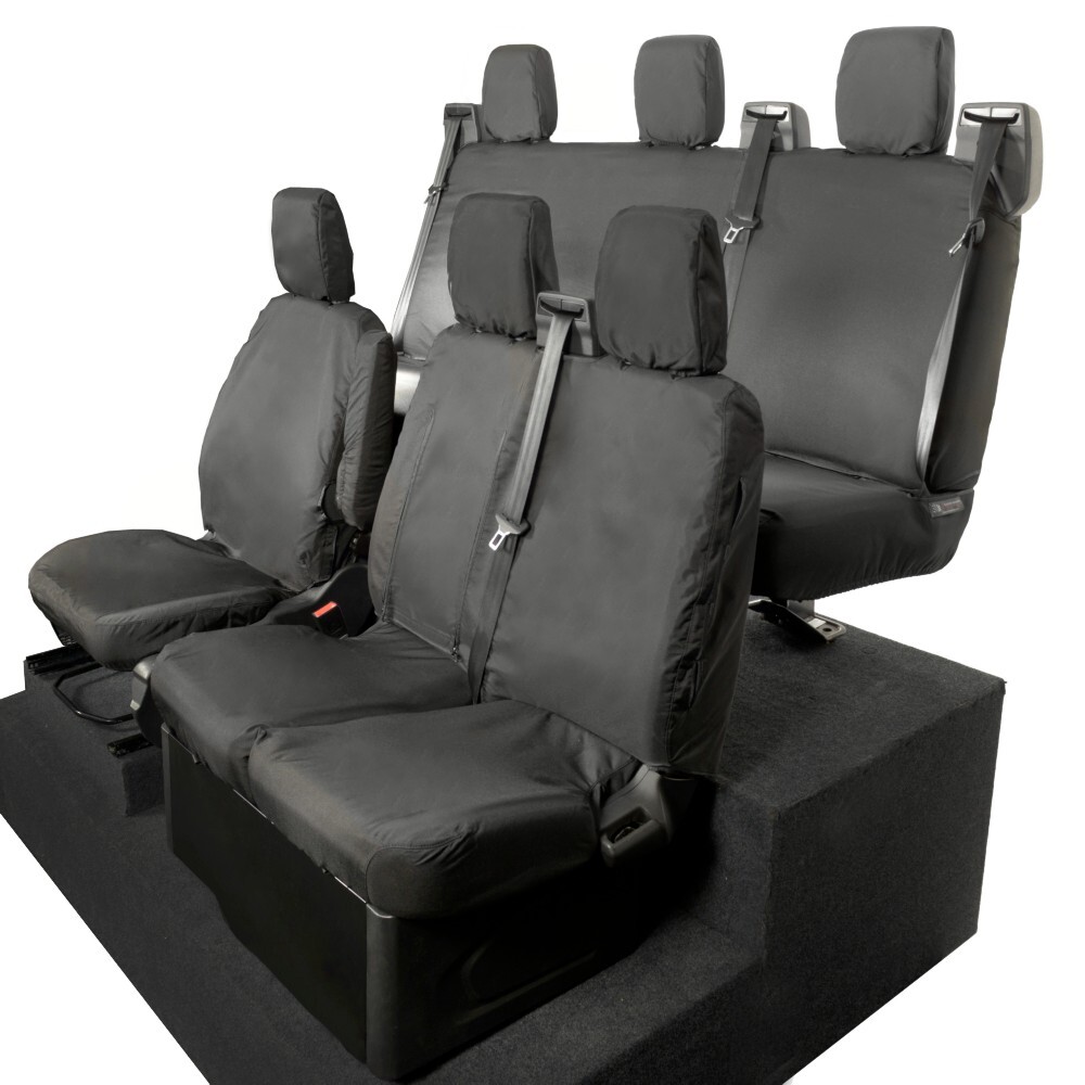 Ford Transit Custom Crew Cab Sitzbezüge Vorne & Hinten (2013