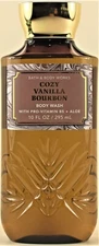 Bath & Body Works COZY VANILLA BOURBON Body Wash Shower Gel Shampoo 10oz