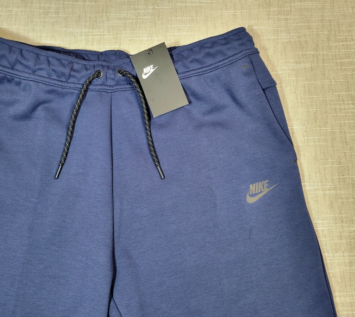 NIKE Tech Fleece Shorts Small Large 2XL Mens Navy Blue Black