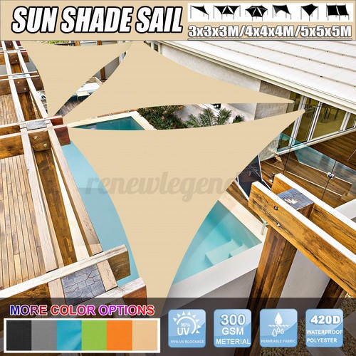 sonnensegel dreieck 3x3x3 wasserdicht