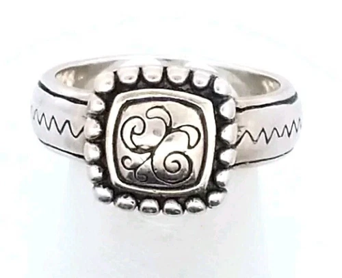 Brighton Vintage Sayan Sterling Silver Butterfly Ring 6.4 Grams  Size-6.75