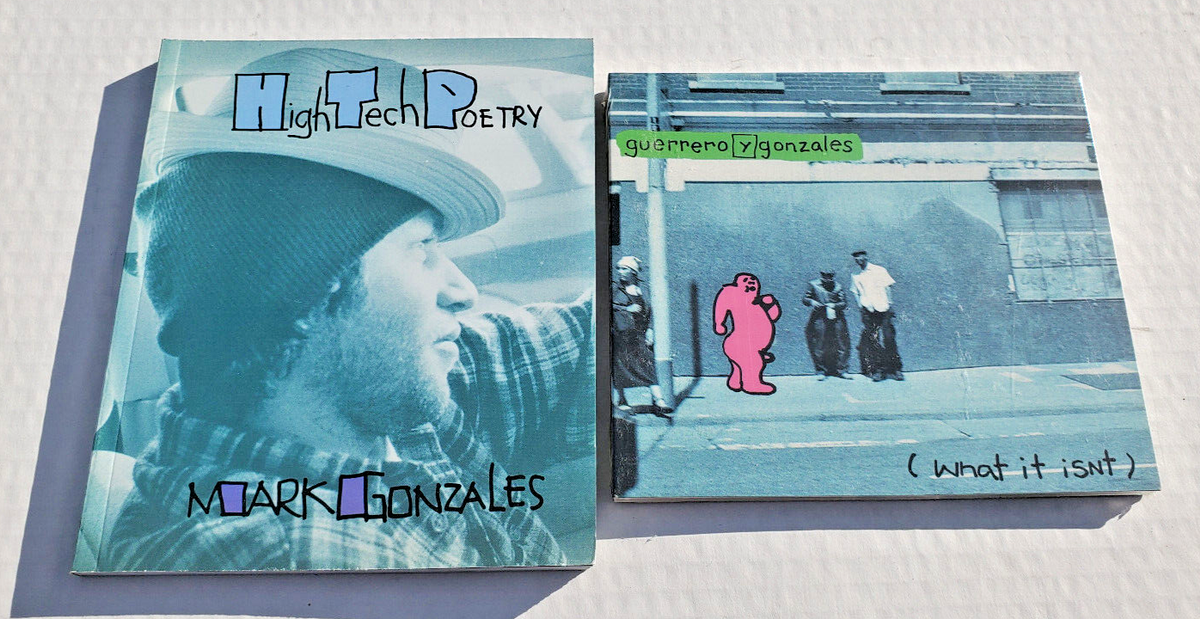 NEW Mark Gonzales High Tech Poetry Book + What it isn't Music CD