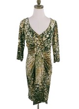 BOSTON PROPER Ruched Knee Length Dress Size 1...