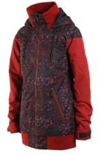 Volcom Meadow Insulated Jacket H0451906 Burgundy Size Large