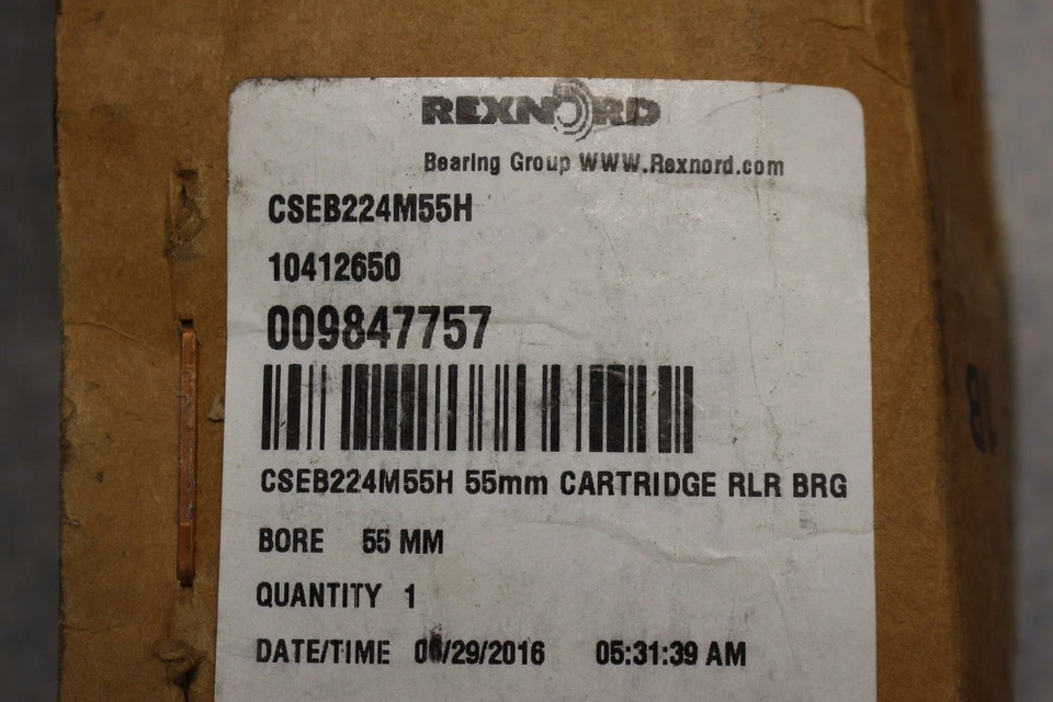 Rodamiento de rodillos cartucho autoalineable Rexnord Link-Belt 55 mm CSEB224M55H B22400 Foto 2 de 4