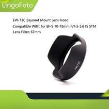 EW-73C Plastic 67mm Bayonet Mount Lens Hood for EF-S 10-18mm F/4.5-5.6 IS STM