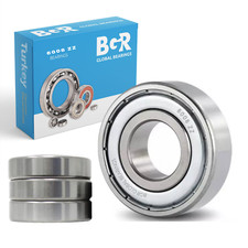 BGR 4 pcs 6006 ZZ Lubricated Chrome Steel Sealed Ball Bearing 30x55x13mm