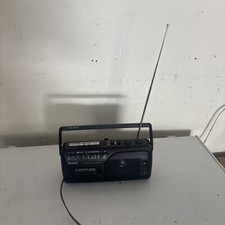 Sony CFM-165TW AM/FM Radio Works - Cassette Untested