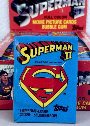 Película Topps Superman II Hit 1981 🍿 PACK 11 tarjetas 1 pegatina 1 goma DC COMICS ¡EMBALAJE ORIGINAL! - Imagen 14 de 23