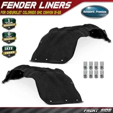 2Pcs Front PET Inner Fender Liners for Chevrolet Colorado GMC Canyon 2015-2022