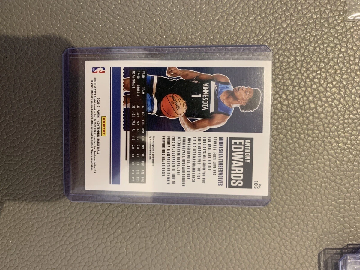 ご予約品ご予約品 トレーディングカード ANTHONY EDWARDS 2020-21