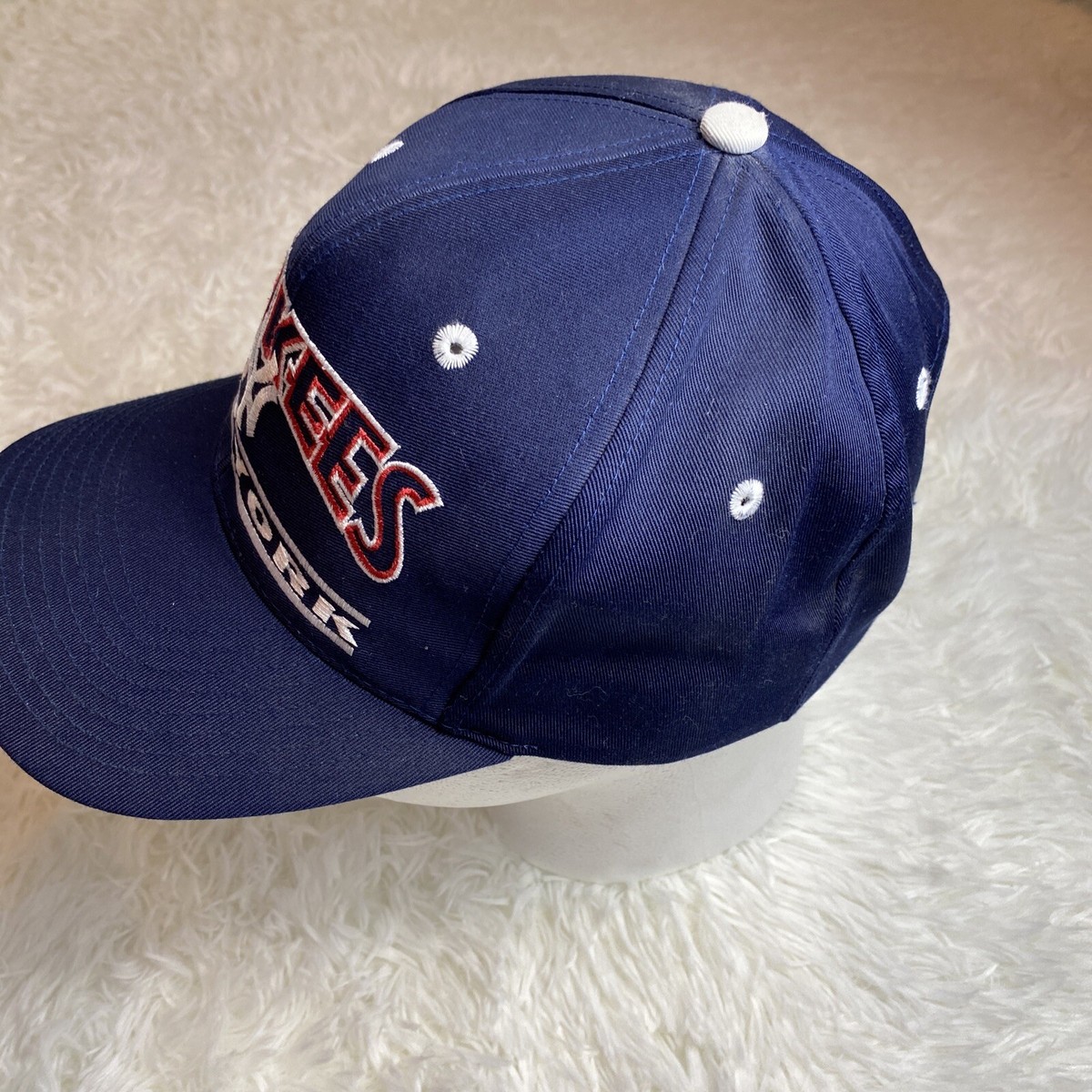 帽子 90s New York Yankees Logo Jet Cap 90s New York Yankees Pin Stripe Starter Hat - Etsy