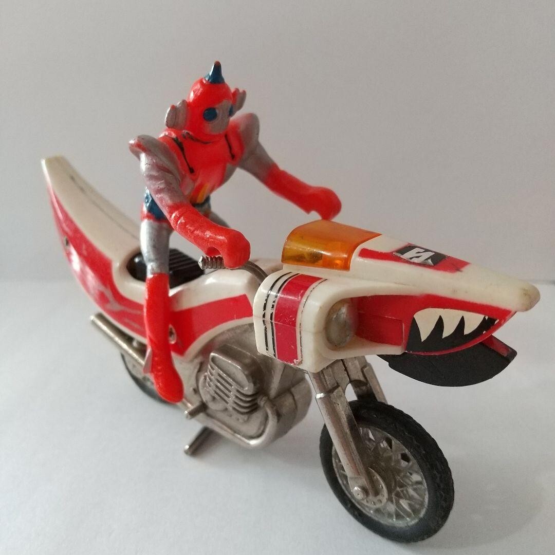 Space Ironmen Kyodain Uchuu Tetsujin Figure Vintage Toy Sky
