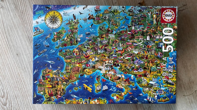 EDUCA Puzzle Mad Karte von Europa 500 Teile