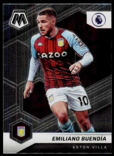2021-22 Panini Mosaic Premier League Emiliano Buendia 124 Aston Villa