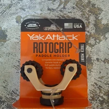 YakAttack Roto Grip Kayak Paddle Holder GRP-1001 Track Mount