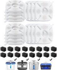 Cat Water Fountain Filter, Classic 16 Pack Replacement Filters  16 Pack Replace