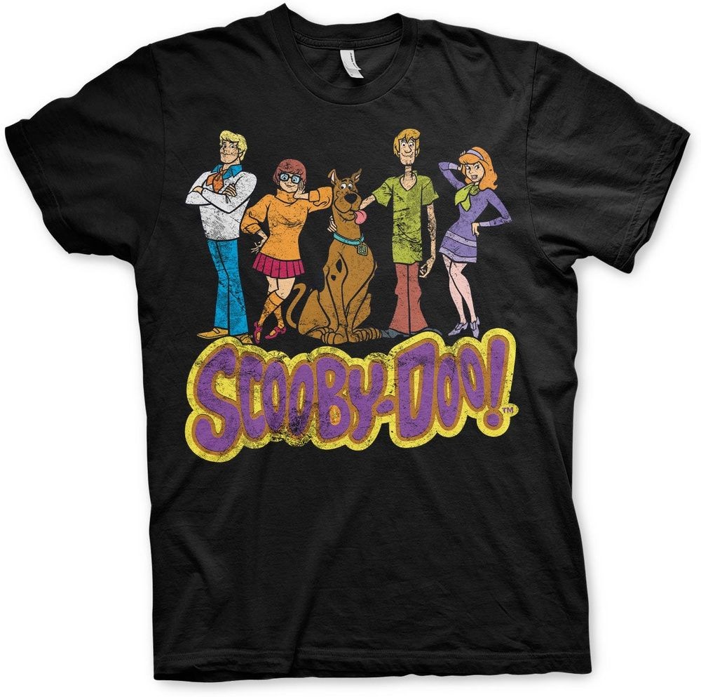 Scooby Doo Team Distressed T-Shirt WB-1-SBD003-H67-5