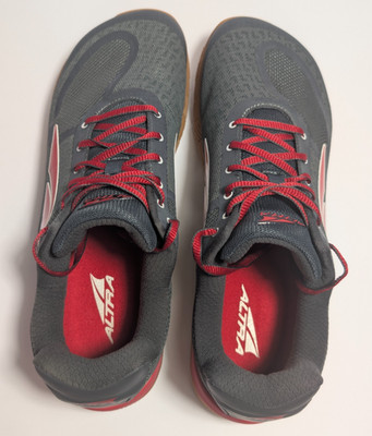 Altra HIIT XT Men Size 11 NIB Grey Red Gum Soles Old Stock GYM + Cross Training