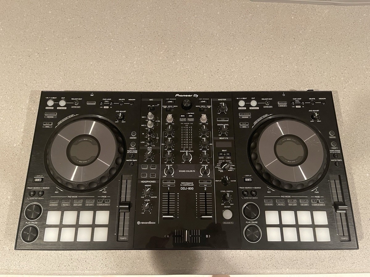 Pioneer DDJ-800 2 Channel Portable DJ Controller - Black for
