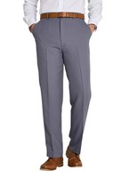 Mens Formal Trousers Elasticated Waist Comfort Fit Smart Casual Pants by Chums