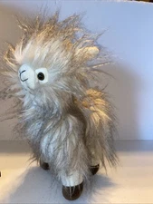 Fiesta plush Shaggy Llama stuffed animal toy brown eyes A72556 11”