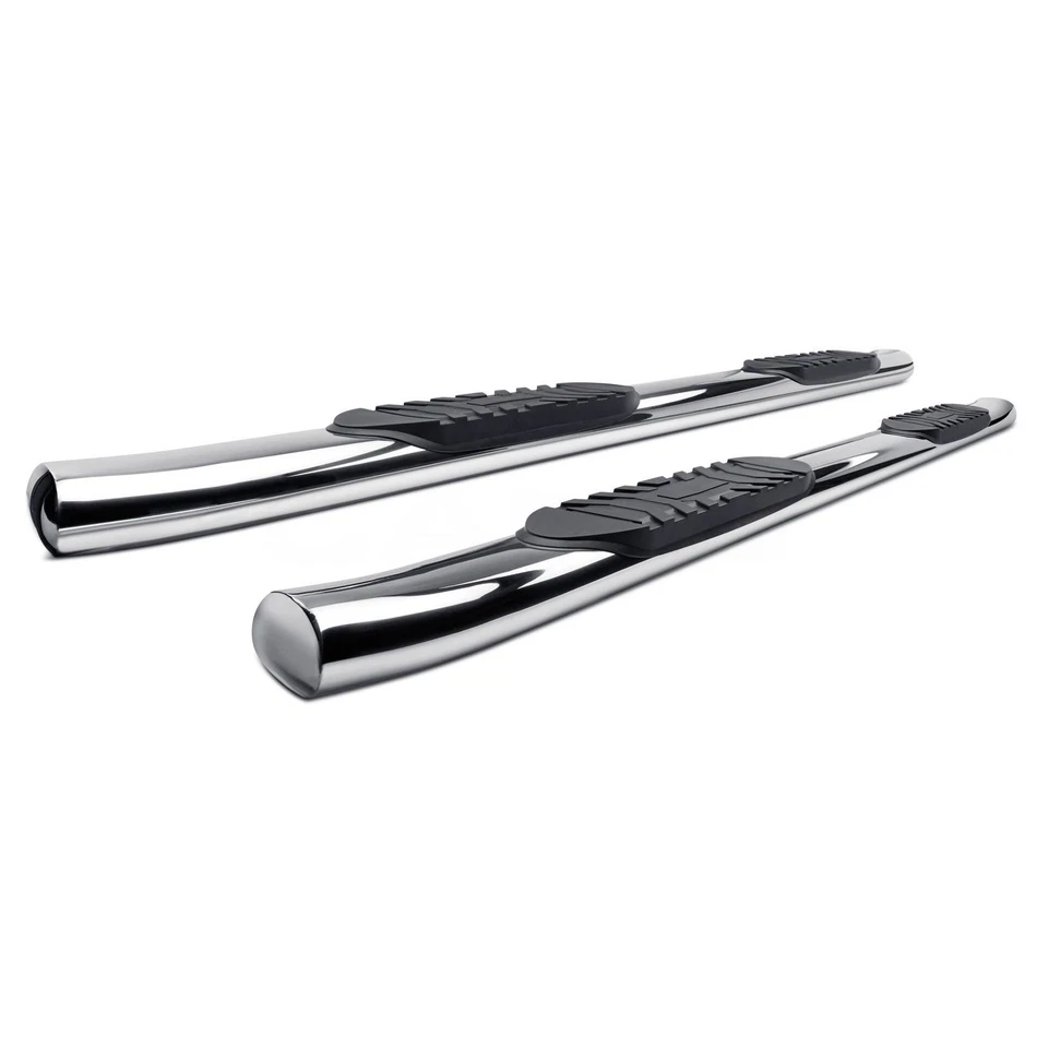 For Chevy Silverado 2500 HD 01-13 5" Premium Cab Length Polished Oval Side Bars Foto 3 de 4