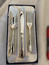 Vintage Children's Knife, Fork and Spoon