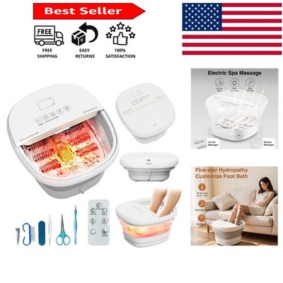 Luxury Foot Bath Soak Tub with Tools & Remote Control   Spa Gift for Relaxation