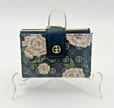 Giani Bernini Floral Signature Framed Indexer Wallet Created for Macy's New