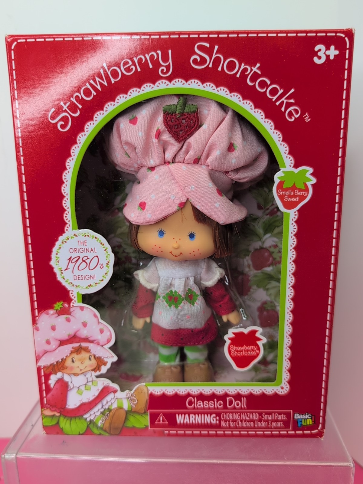 5.5" Vintage Basic Fun Strawberry Shortcake Reproduction Cla