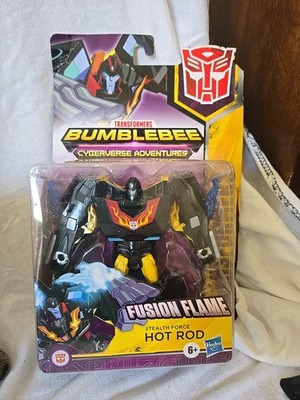 Transformers STEALTH FORCE HOT ROD FIGURE BUMBLEBEE CYBERVERSE ADVENTURES FUSION