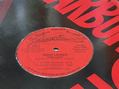 GINO LATINO 12'' WELCOME