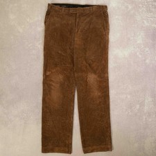 Vintage Jumbo Cord Trousers W35 L33 Men's Brown Corduroy
