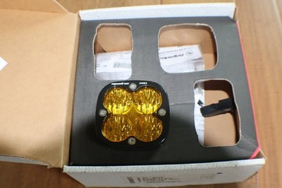 Baja Designs Squadron 2.0 Pro LED Wide Cornering (Single Light) - Baja Amber