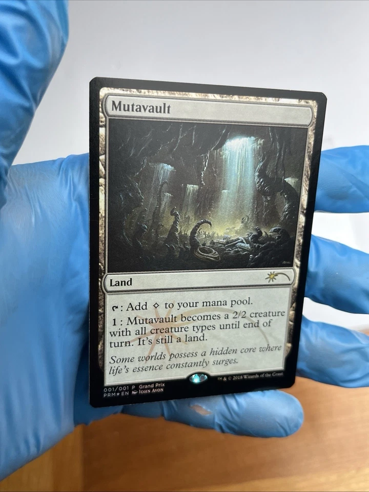 Mutavault PRM Grand Prix Pro Tour Promo Foil Condition Shown In Many Pictures - Image 2 of 4
