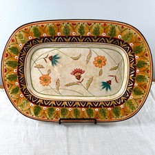 Fitz and Floyd Global Market Floral Ceramic S...