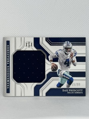 2024 National Treasures Dak Prescott Tremendous Jersey #15/99 Cowboys