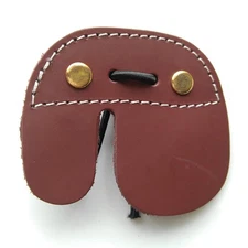 Archery Finger Tab PU Leather Finger Grips Accessories Archery Finger Guard