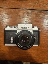 Film tested Nikon F with Waist level viewfinder and 50mm 1.8